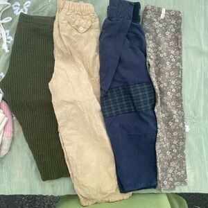 Assortment of toddler pants, 3-5 T